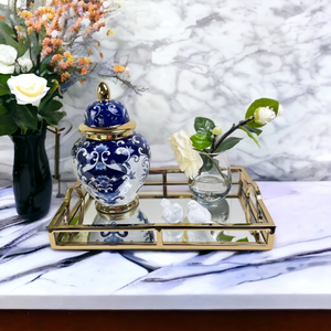 Golden Arch Mirror Tray