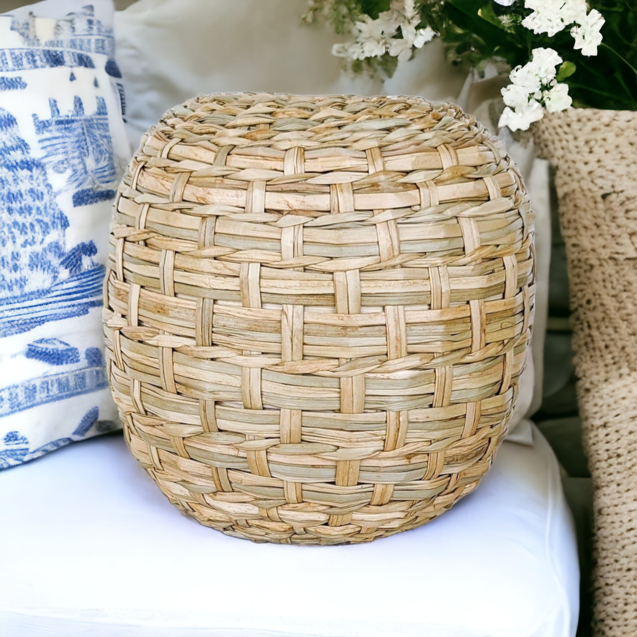Leila Bamboo Woven Vase