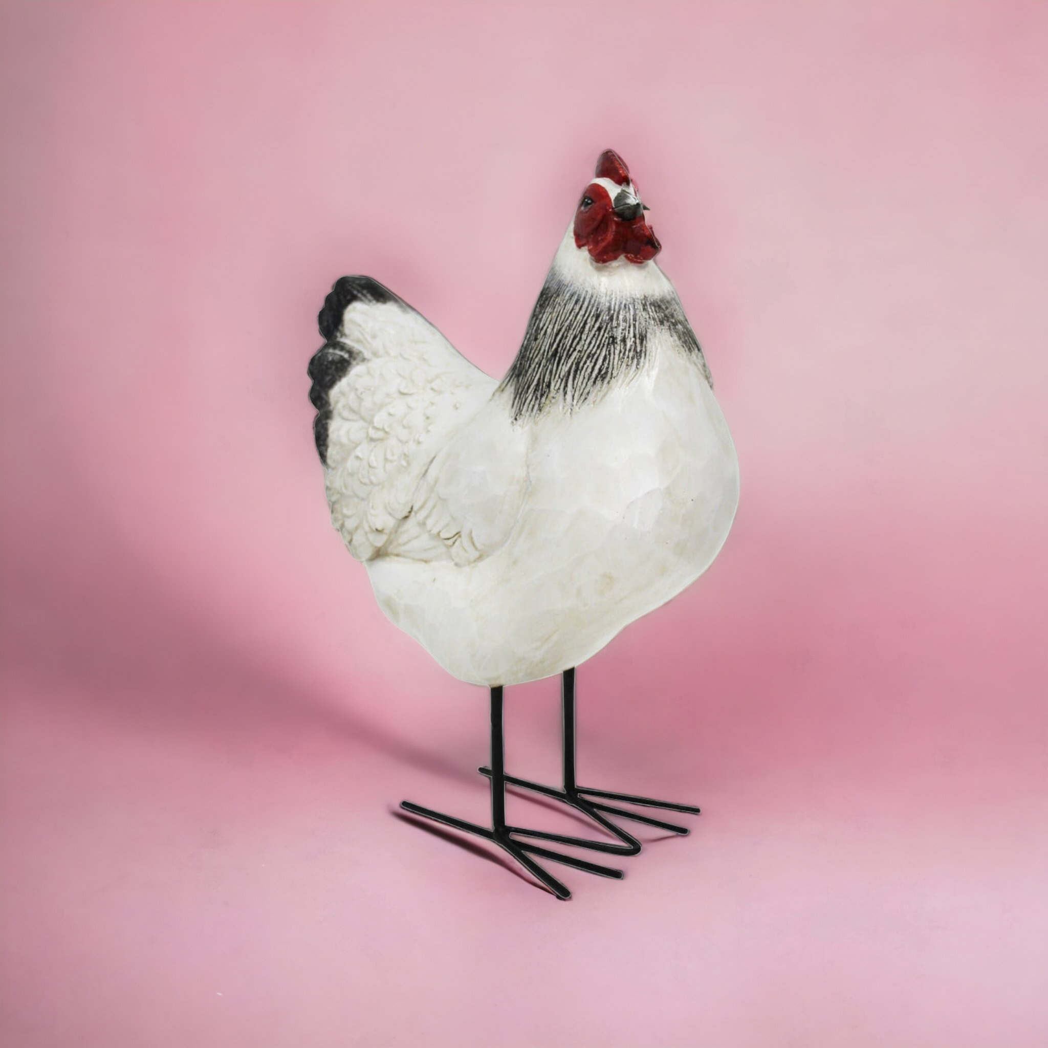 Florence White Hen Standing