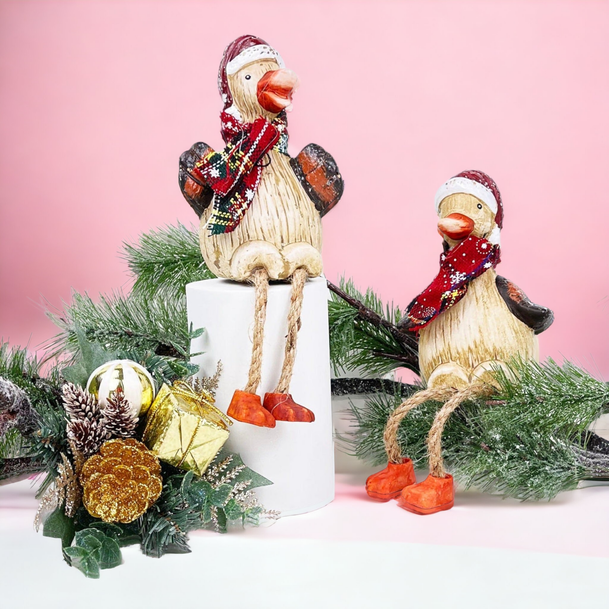 Christmas Ducks - Set of Two