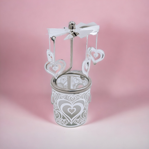 Candle Jar & Carousel - Love Heart