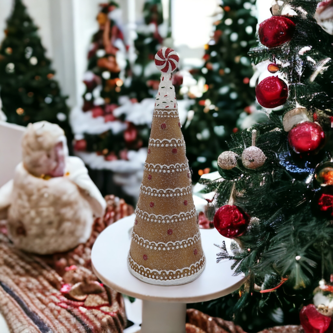 30.5cm Gingerbread Candy Tree