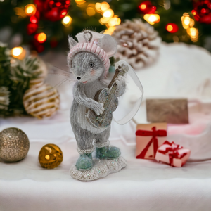 Active Mice Hanging Tree Ornaments