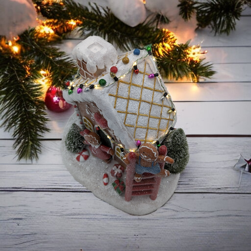 LED Gingerbread House