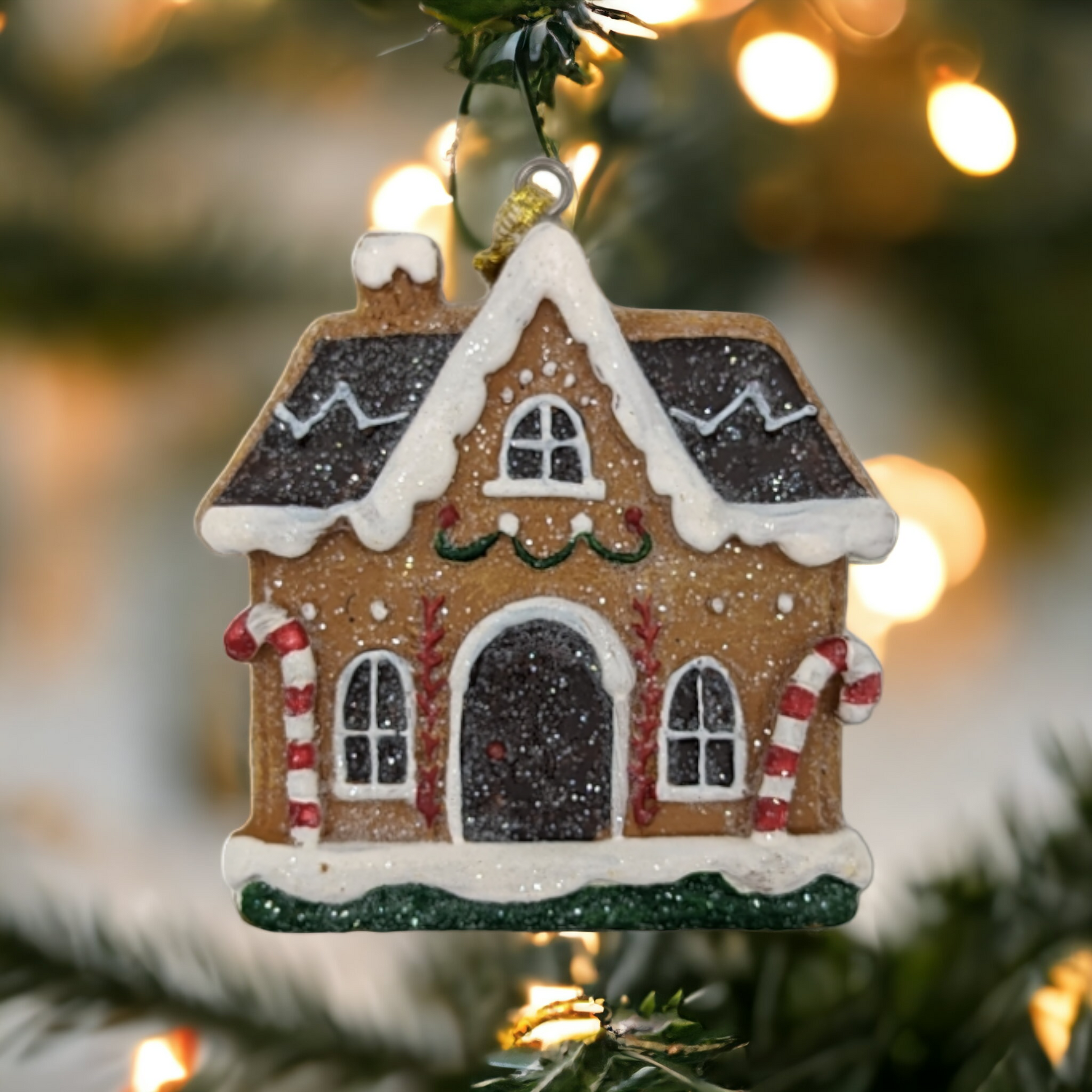 Hanging Gingerbread House