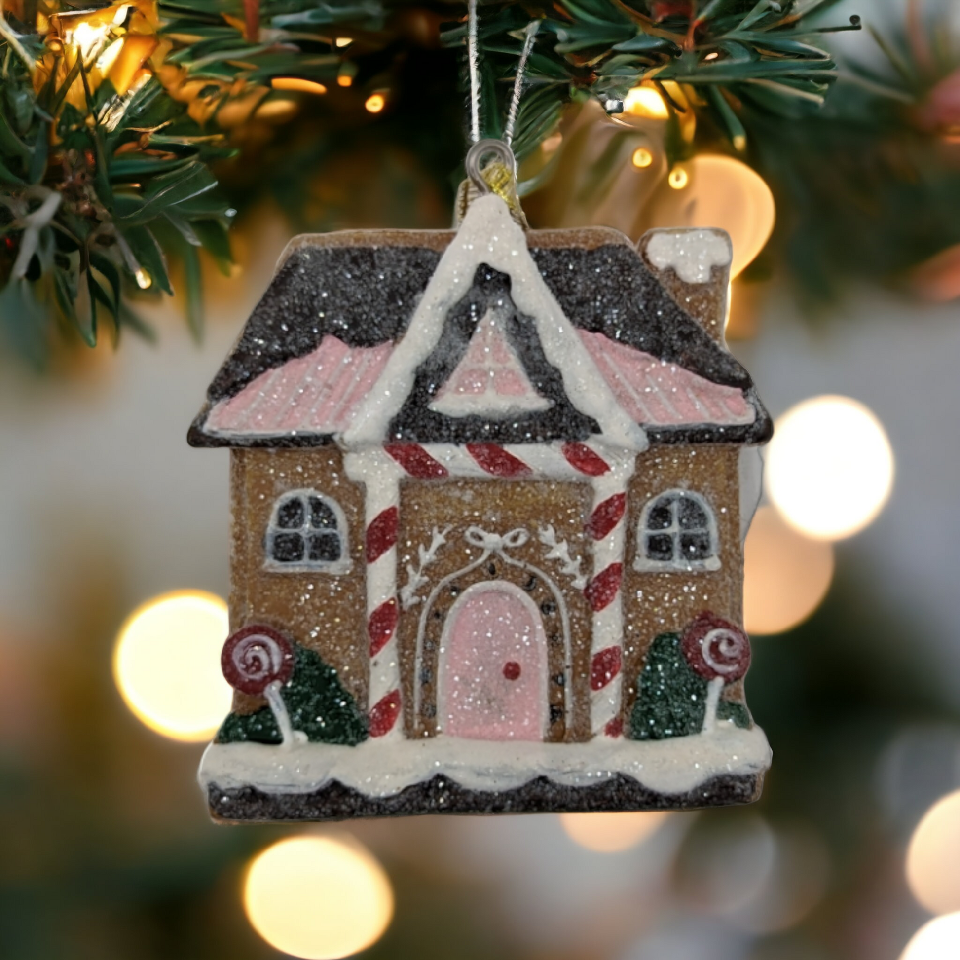 Hanging Gingerbread House