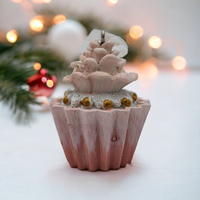 Small Cupcake Christmas Tree Hanging Decoration