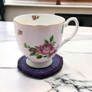 Purple Agate Coasters