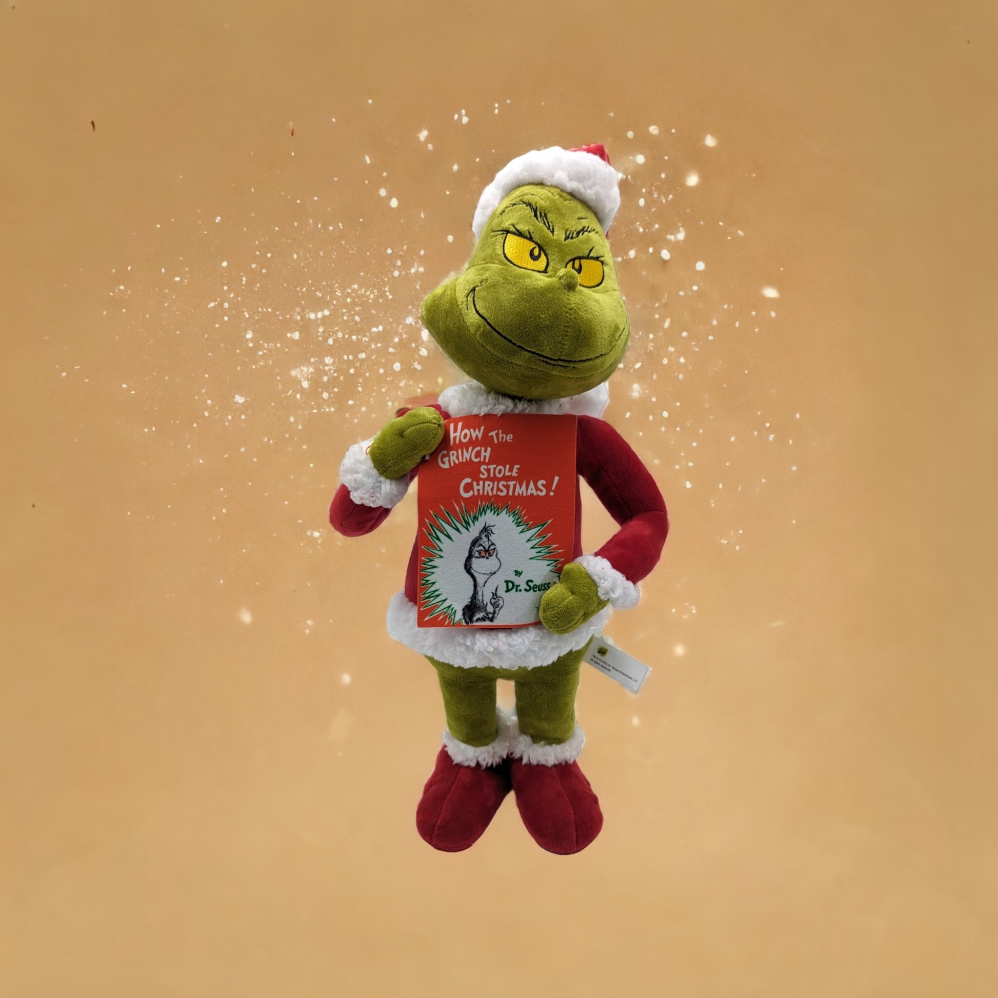 Holiday Greeter Grinch with Book