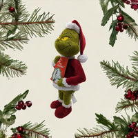 Holiday Greeter Grinch with Book