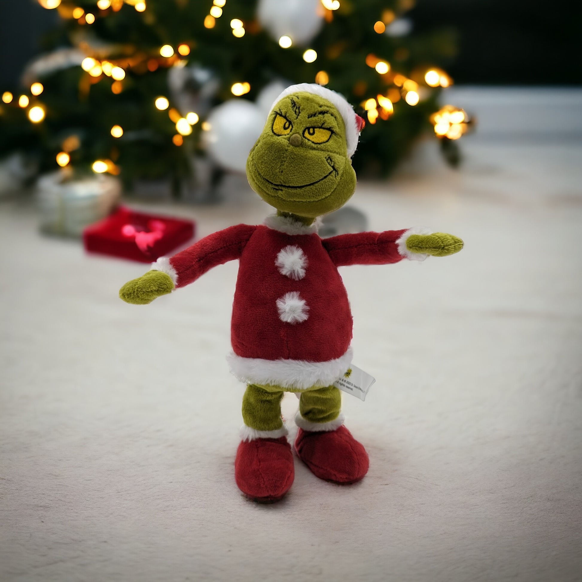 Waddler Grinch in Santa Suit