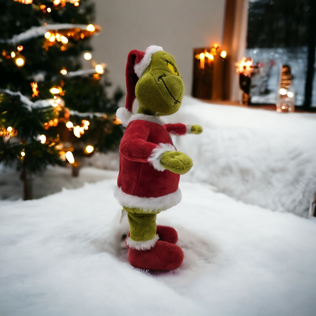 Waddler Grinch in Santa Suit