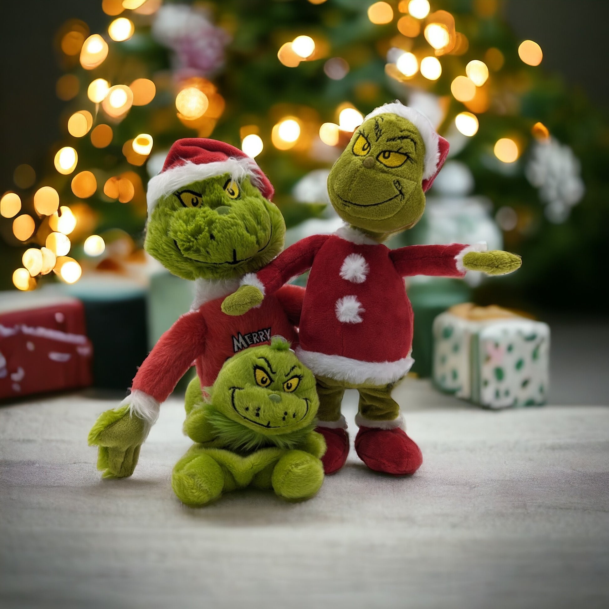 Holiday Greeter Grinch with Book