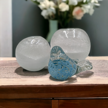 Load image into Gallery viewer, Jasper White Glass Vase
