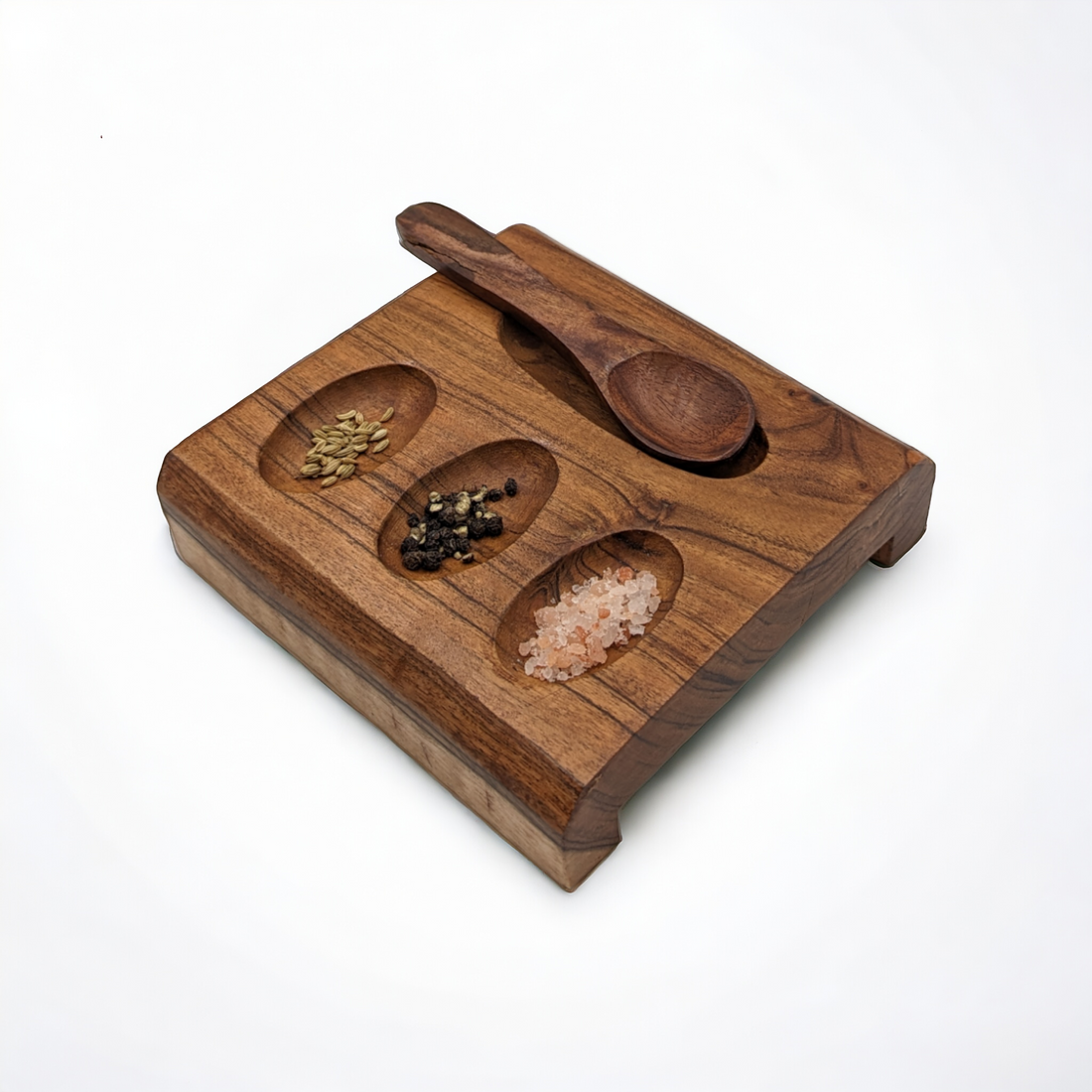 Acacia Condiment Tray