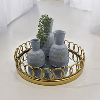 Gold Loop Mirror Tray