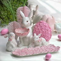 21cm Pink Floral Blossom Egg