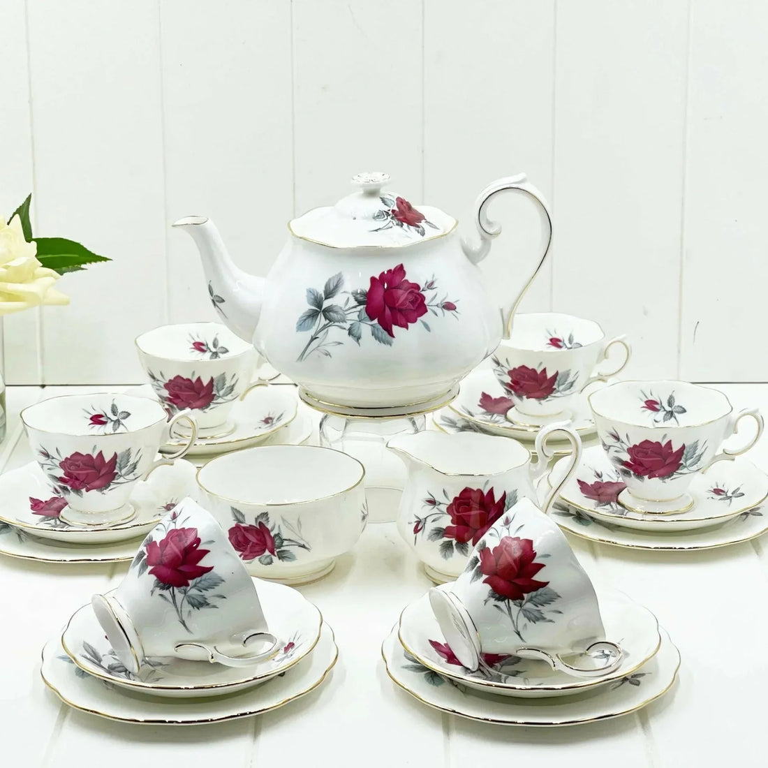 Royal Albert Sweet Romance Tea Set - Exquisite Homewares 
