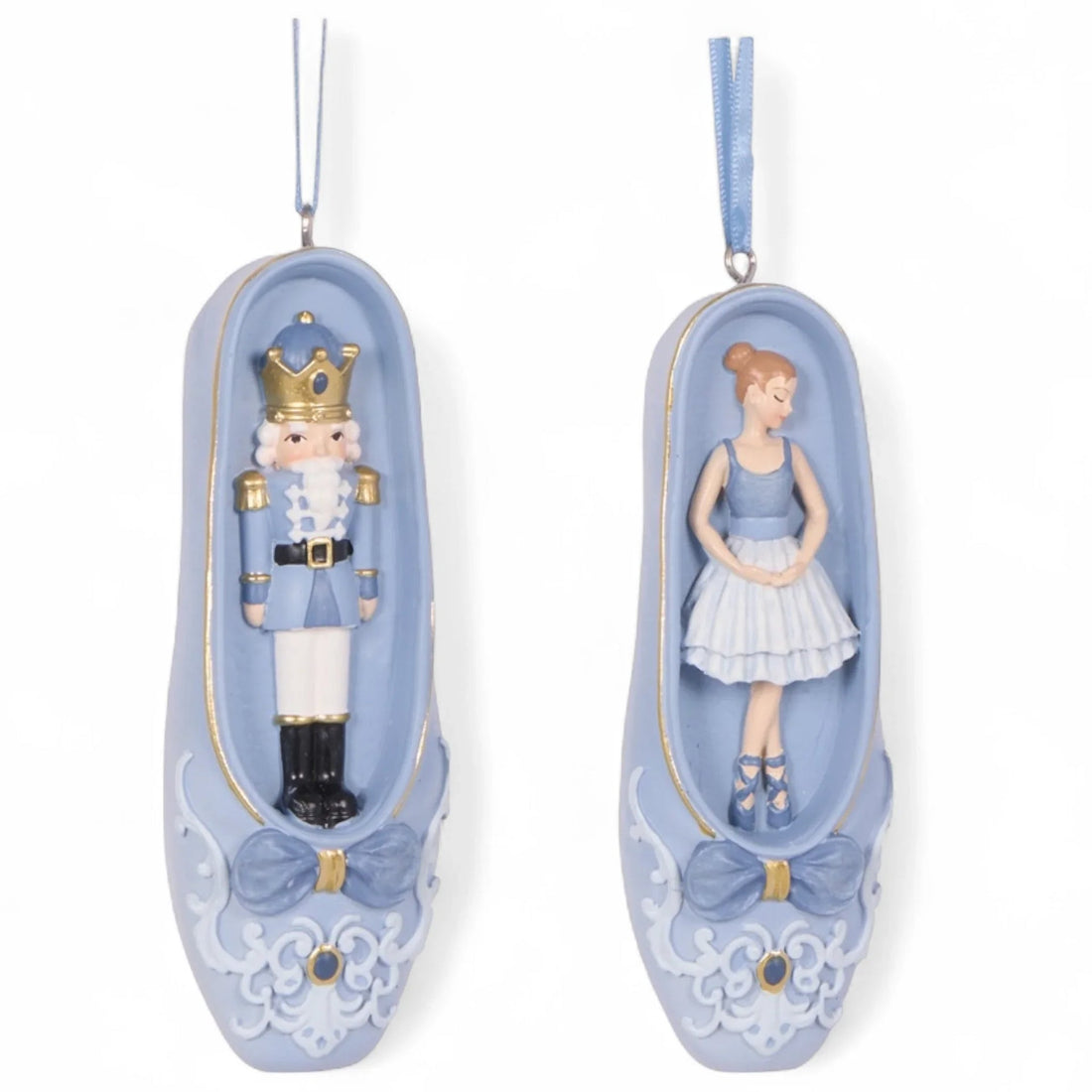 Blue Ballerina Ballet Ornament