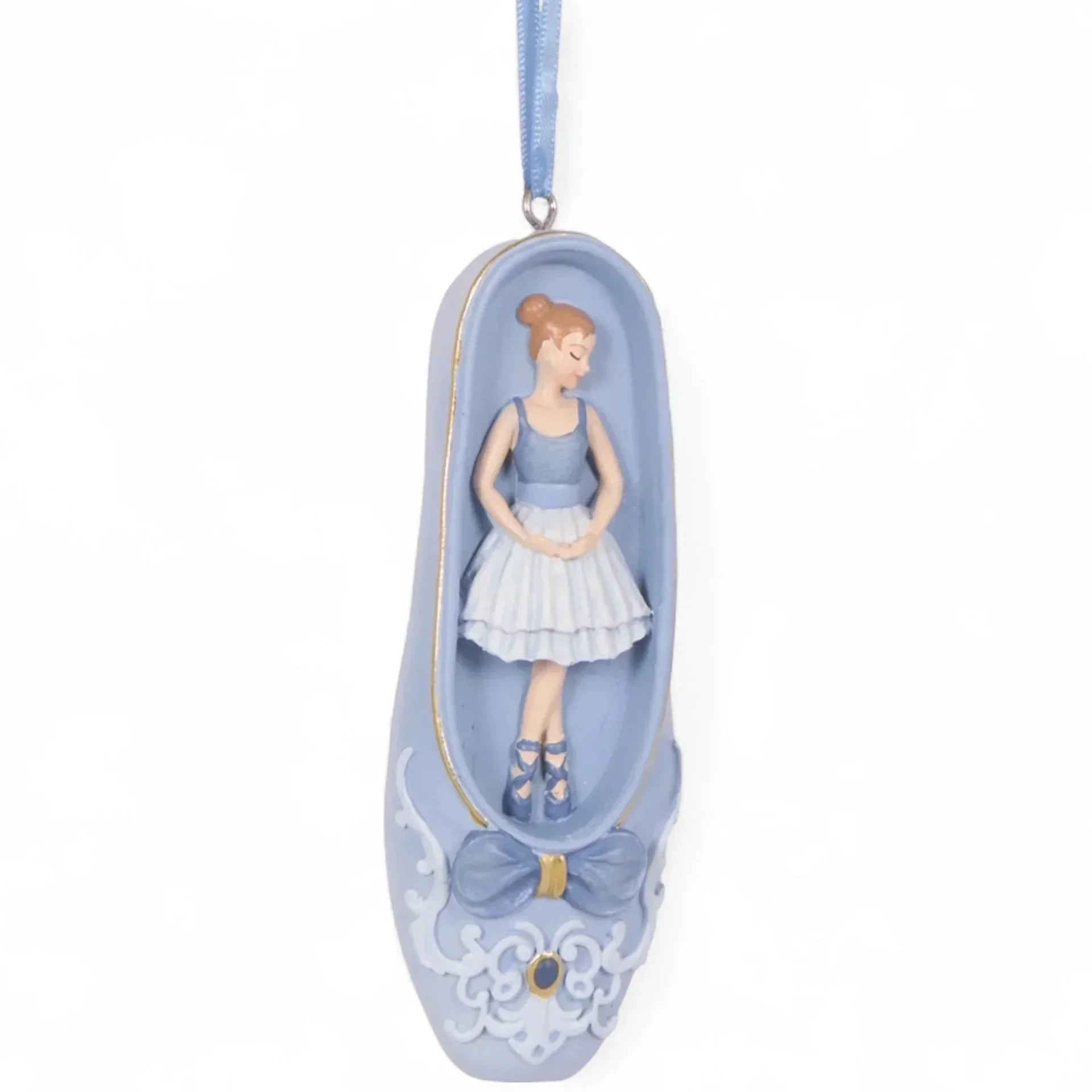 Blue Nutcracker Ballet Ornament