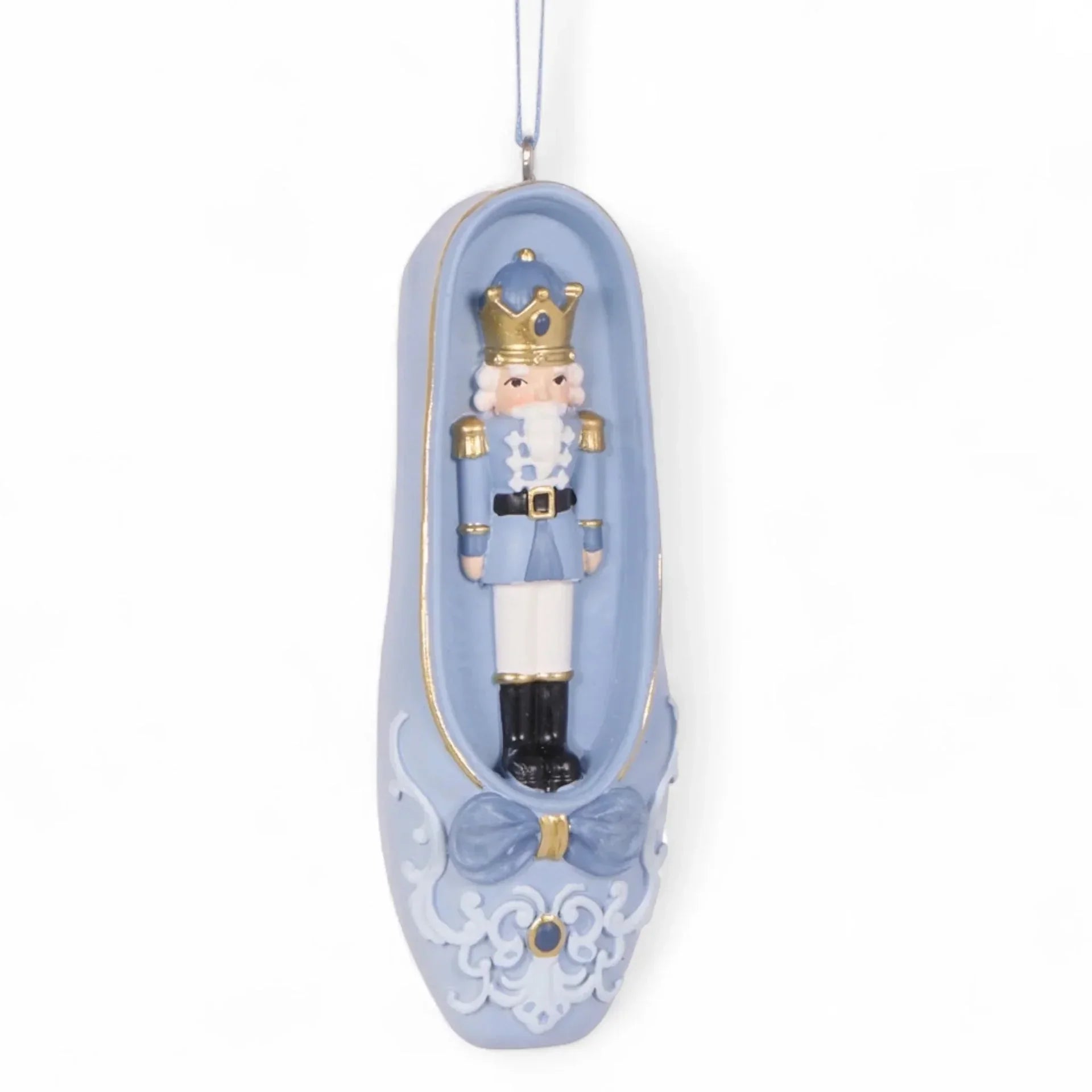 Blue Nutcracker Ballet Ornament