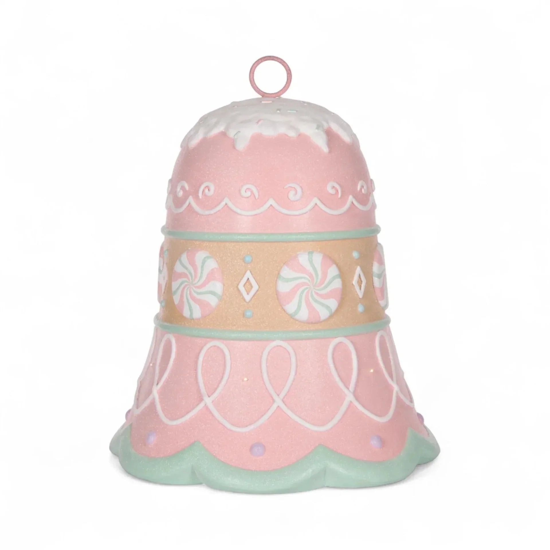 LED Piped Pastel Bell Decor