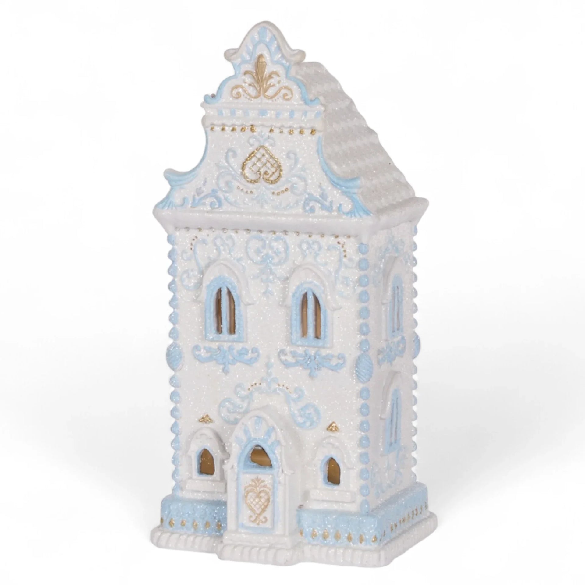 LED Frosty Blue Townhouse