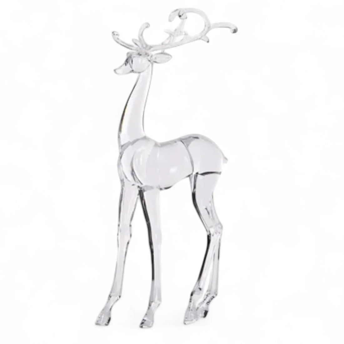 44.5cm Glistening Standing Reindeer