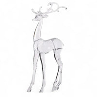 44.5cm Glistening Standing Reindeer