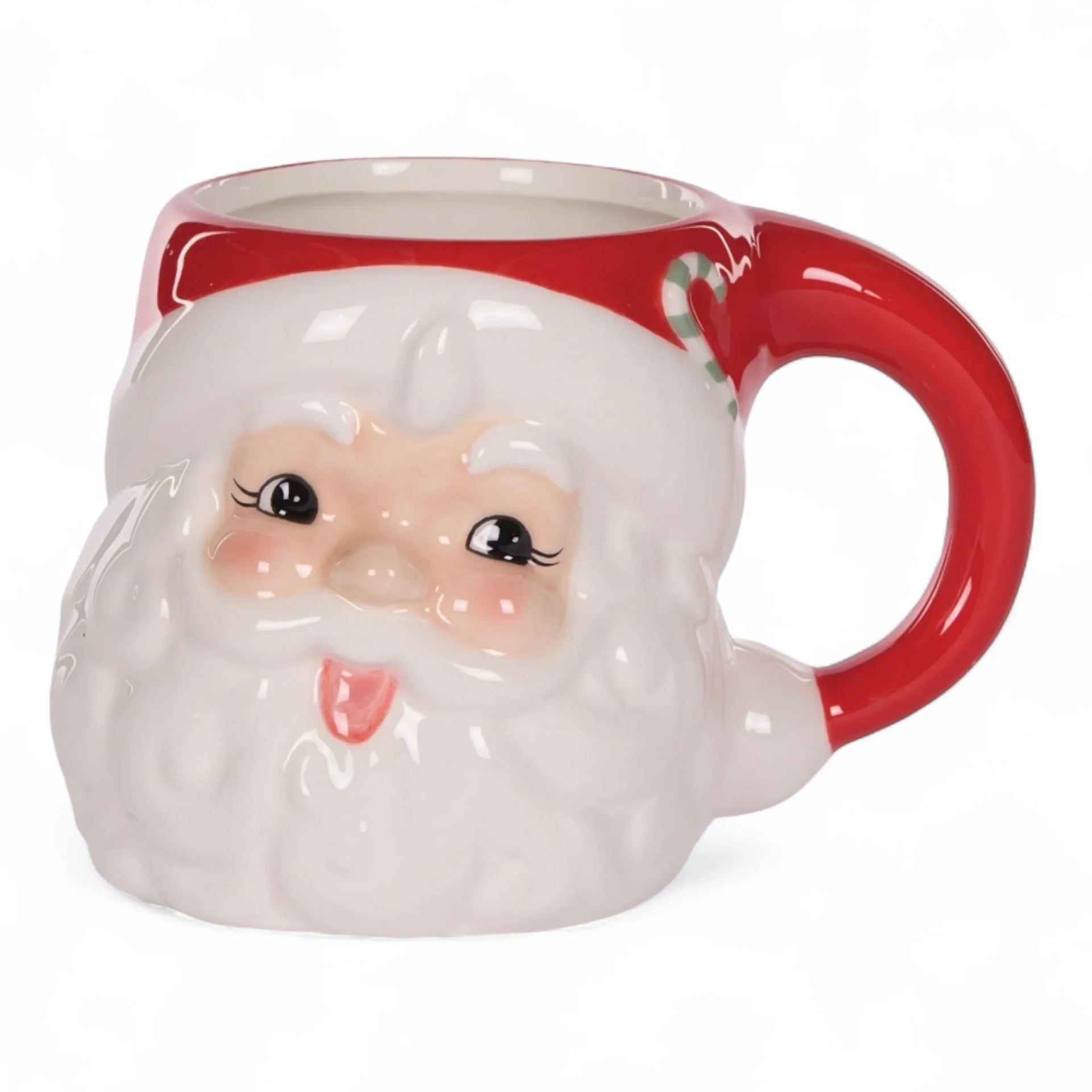 Red Vintage Santa Mug