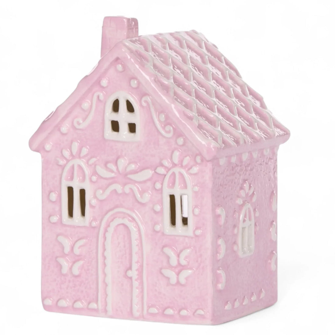 LED Pink Gingerbread Tavern