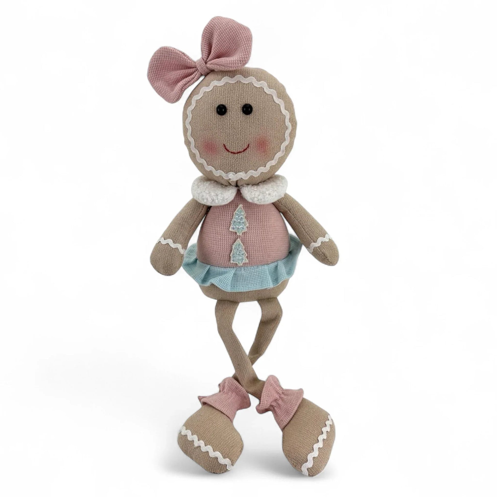 51cm Pastel Gingerbread Girl Sitting