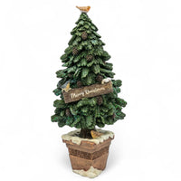 Green Tree with Banner