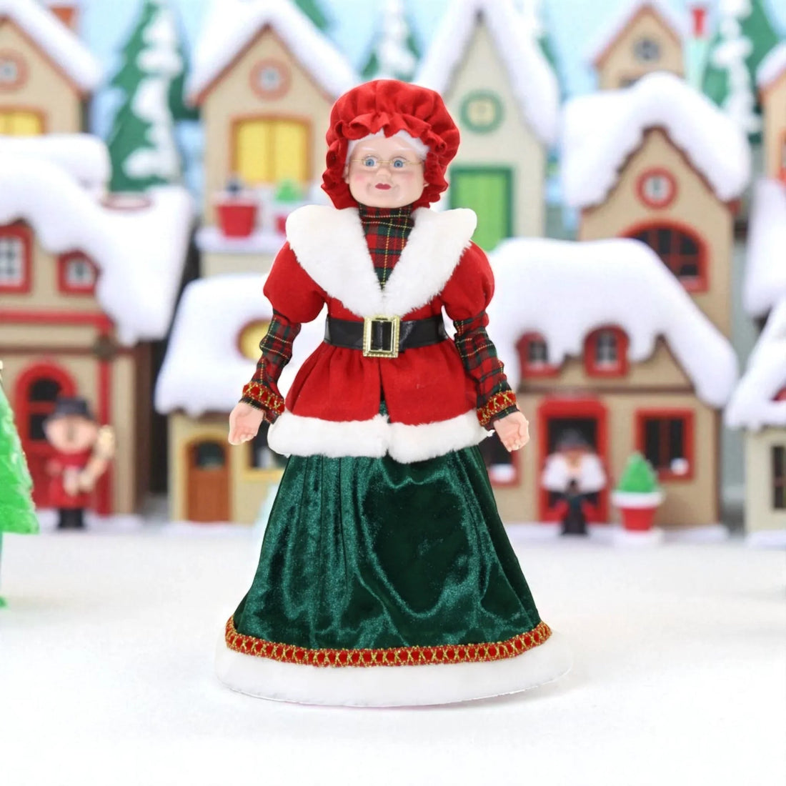 Tartan Mrs Claus Red 45cm