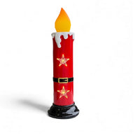 Red LED Candle - 33cm