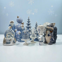 Blue & White Layered Tree - 30.5cm