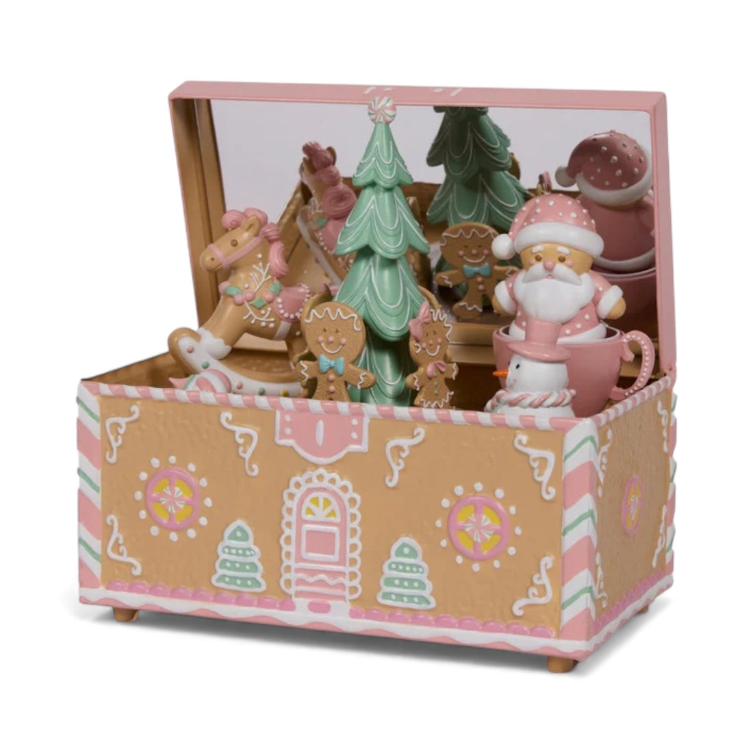 Pastel Piped Candy Music Box