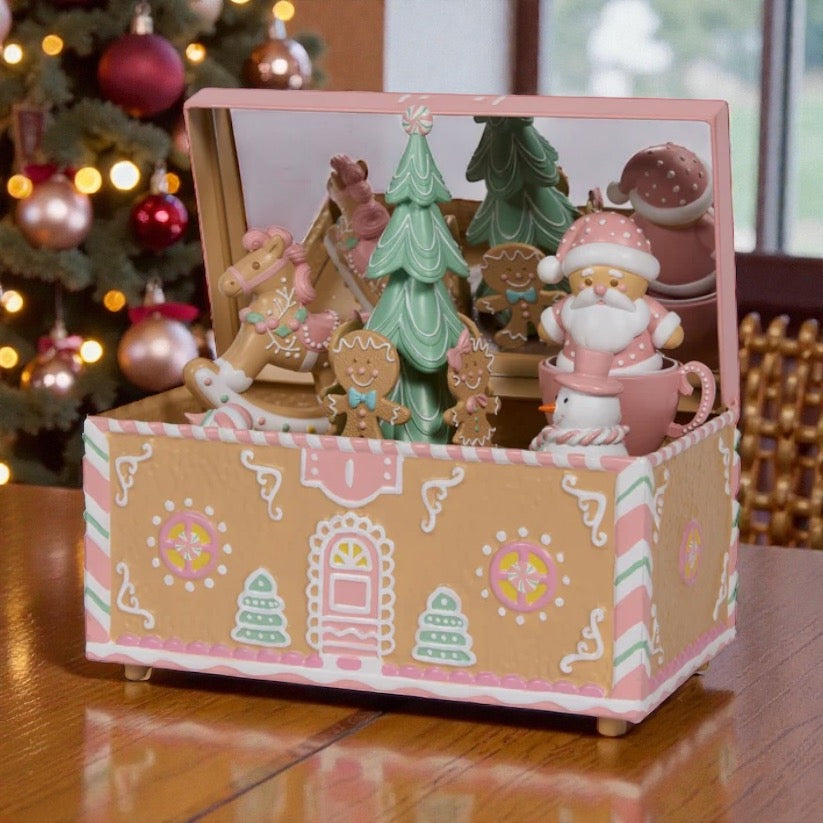 Pastel Piped Candy Music Box