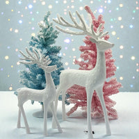 White Minimal Reindeer - 19x6.5x31.5 cm