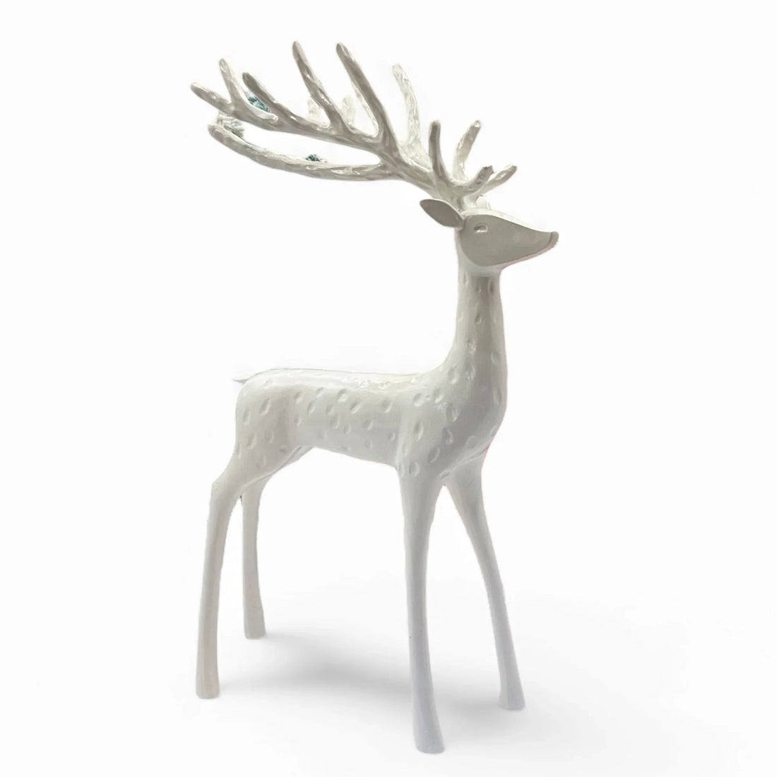 White Minimal Reindeer - 30.5x12.5x44.5 cm