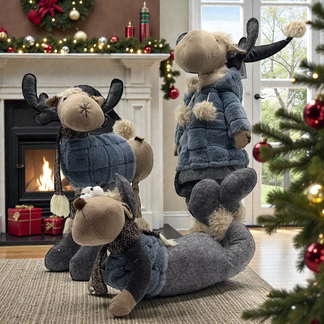 Mr Bluey Standing Moose - 86cm