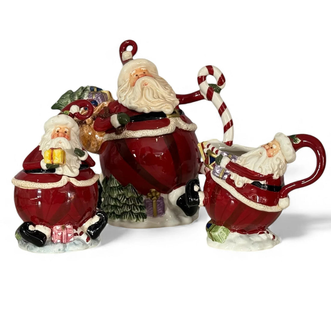 Royal Albert Novelty Santa Tea Set - Teapot, Sugar & Creamer