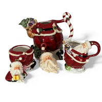 Royal Albert Novelty Santa Tea Set - Teapot, Sugar & Creamer