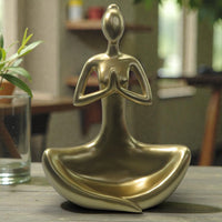 Yoga Lady Gold Large 24x32cm