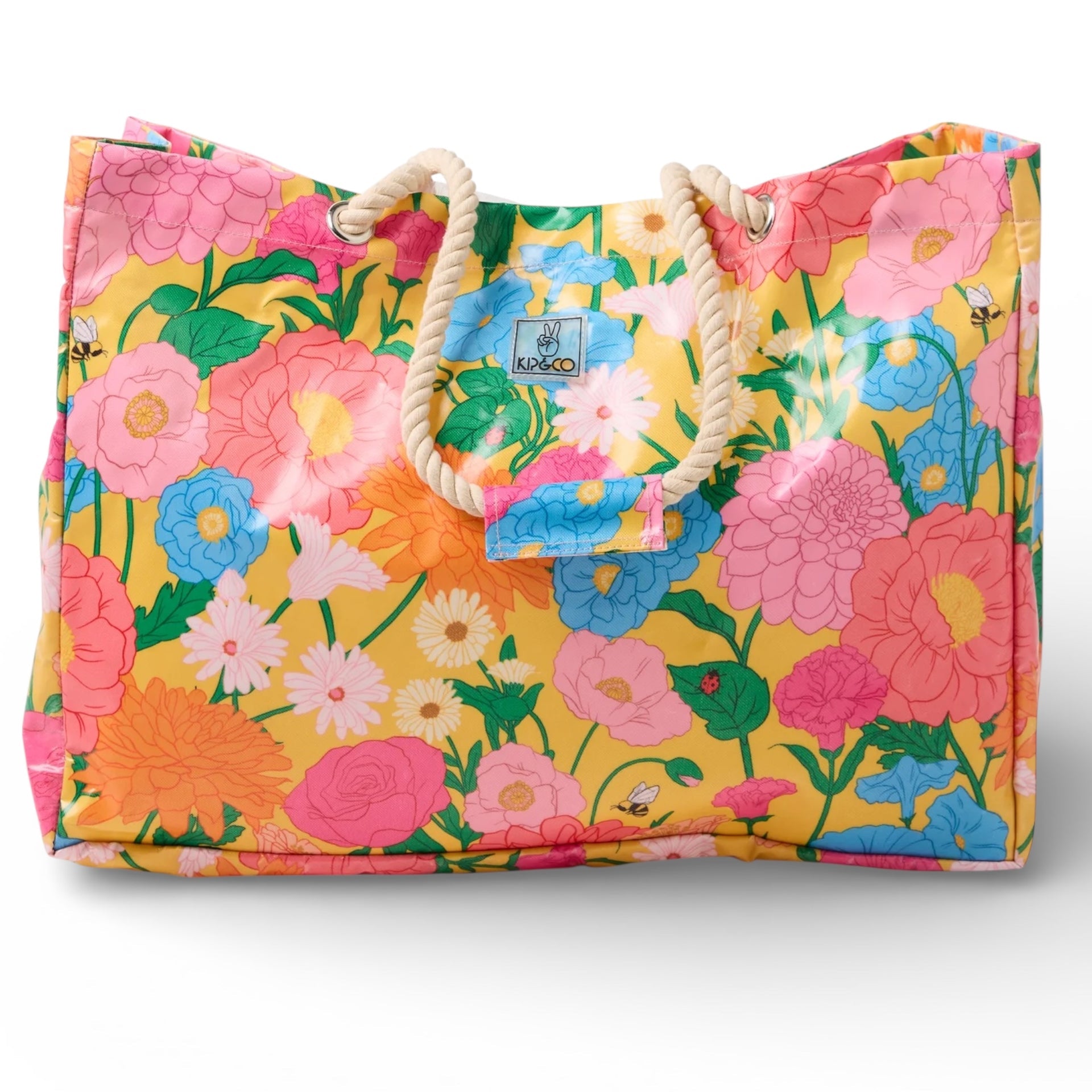 Follow The Sun Yellow Carry All - 55x42x4cm