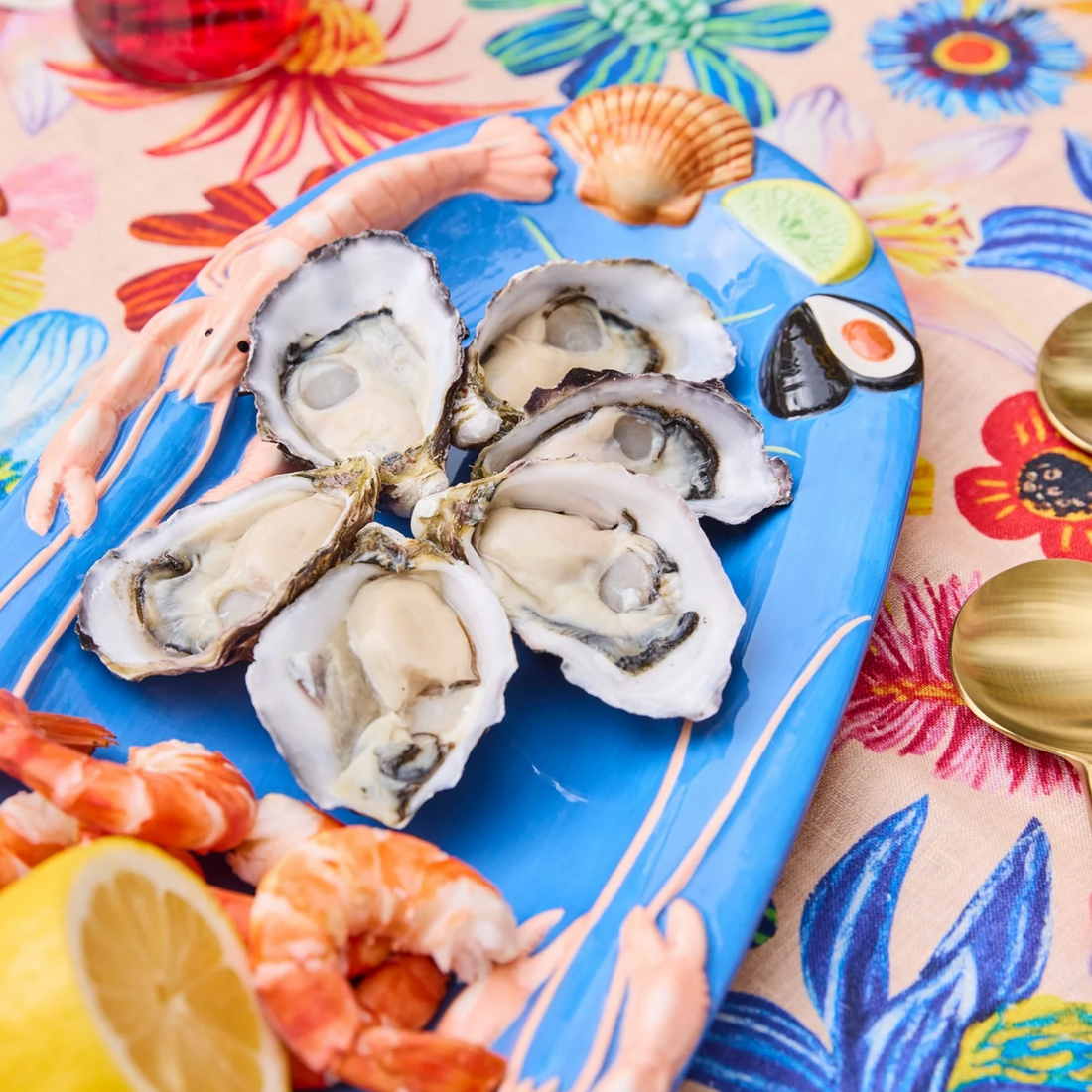 Fruits De Mer Oval Platter Large - 50cm