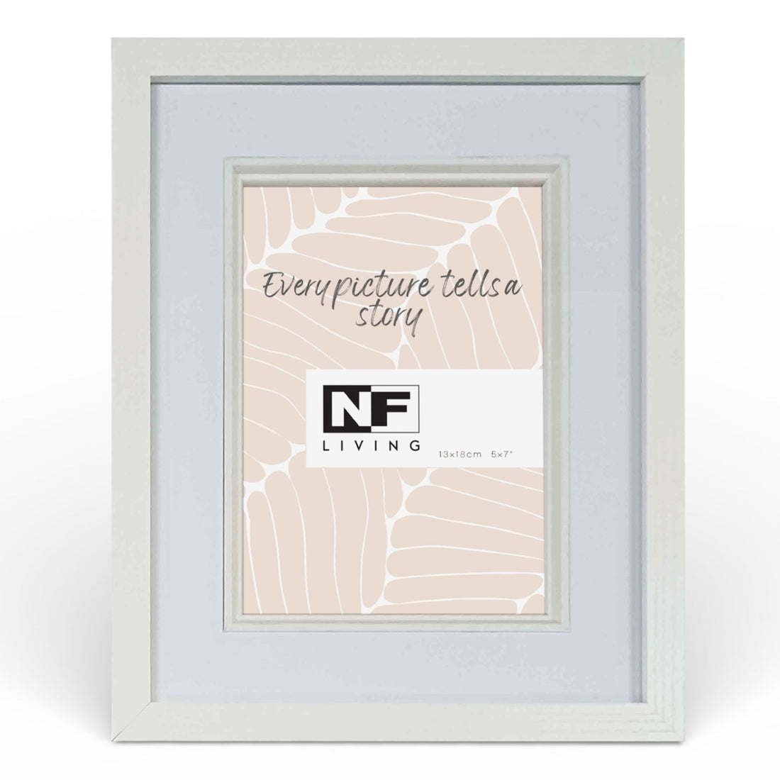 FramePop Frame White 5x7" (13x18cm)