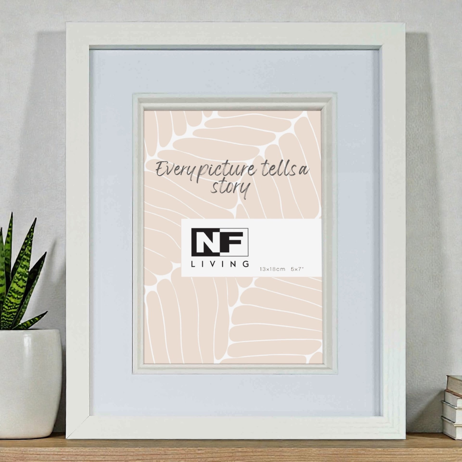 FramePop Frame White 5x7" (13x18cm)