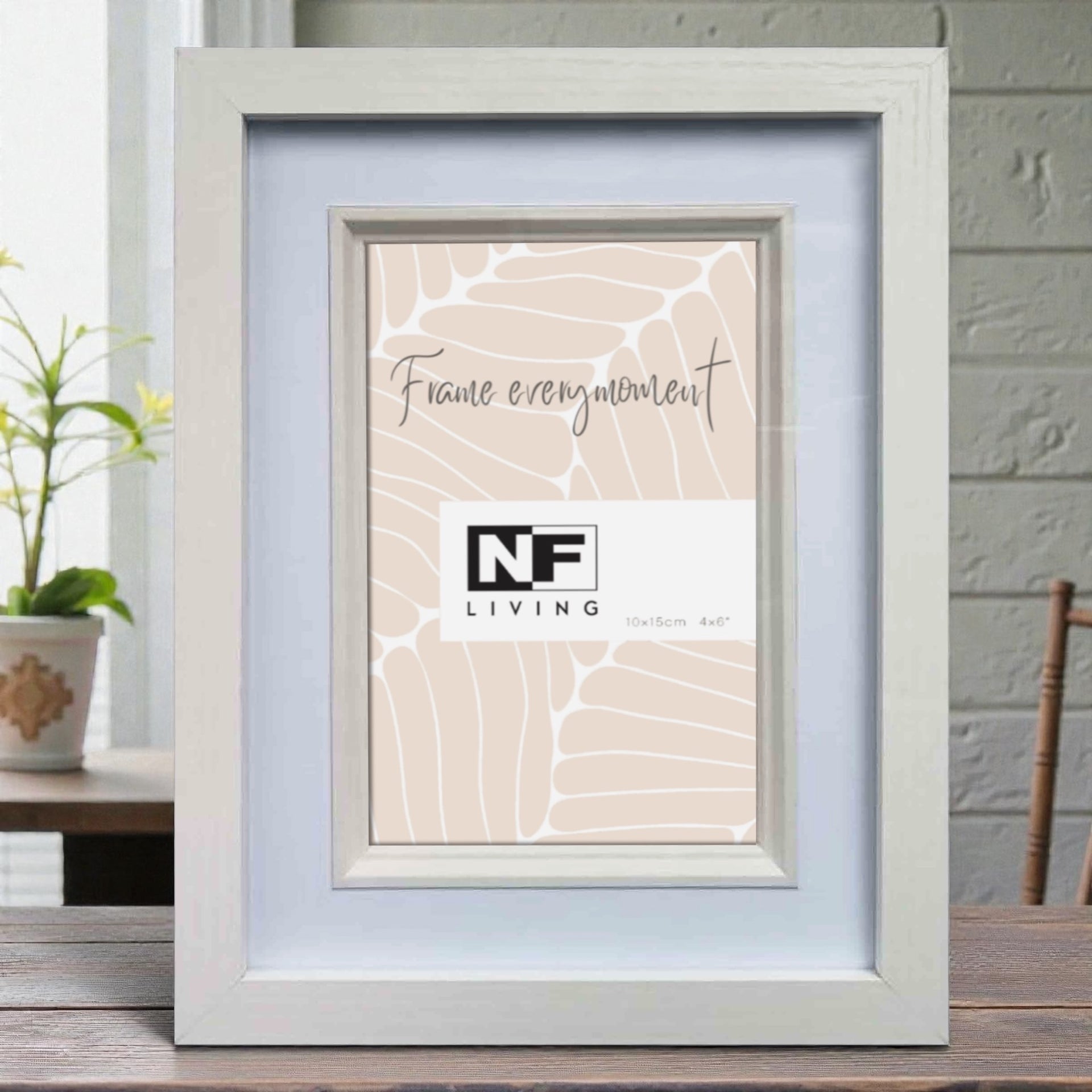 FramePop Frame White 4x6" (10x15cm)