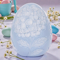 Luxe Blue Hydrangea Egg - 20cm